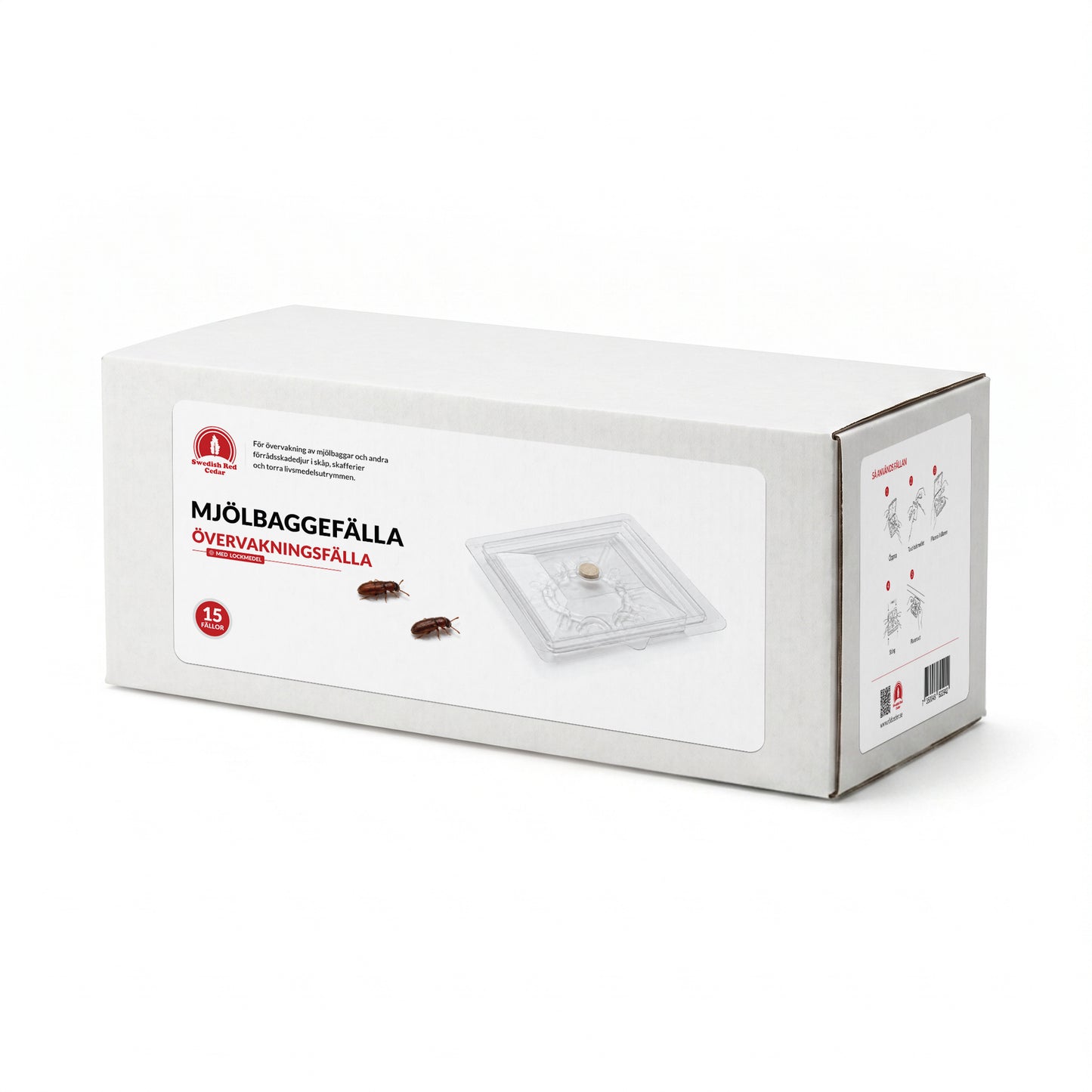 Mjölbaggefälla med Lockmedel – Swedish Red Cedar™