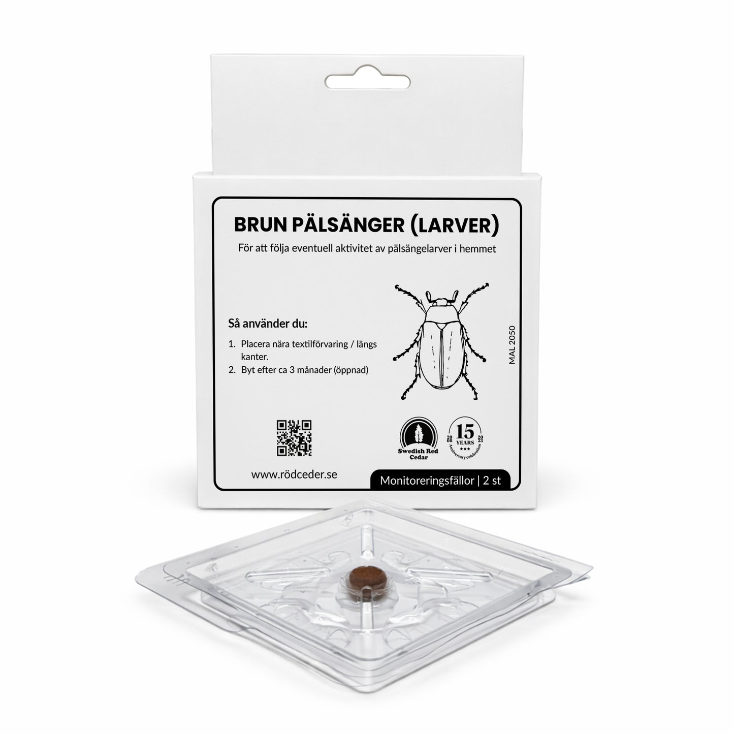 Ruskoturkiskuoriainen-ansa varten Toukkia 2 kpl