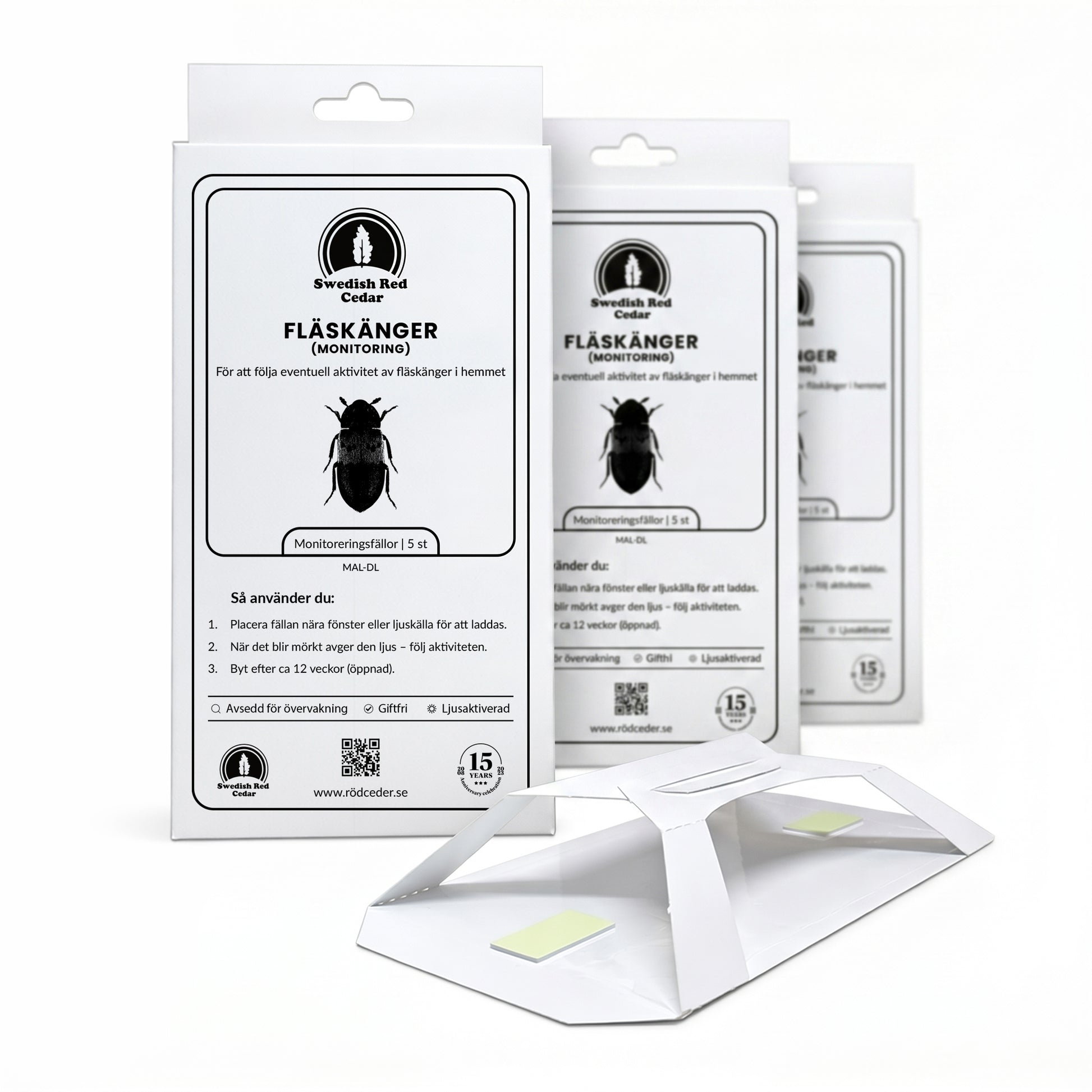Fläskänger Monitoring – 3-pack / 15 st