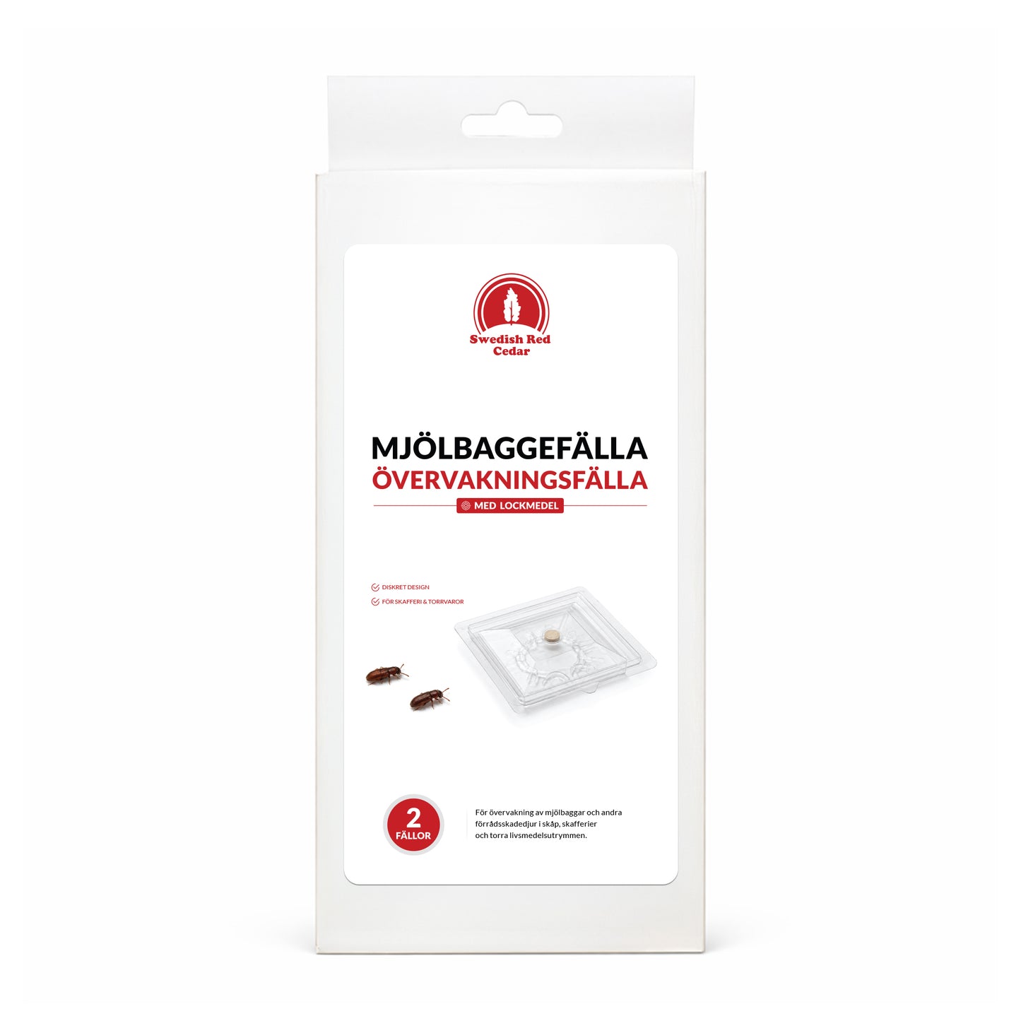 Mjölbaggefälla med Lockmedel – Swedish Red Cedar™