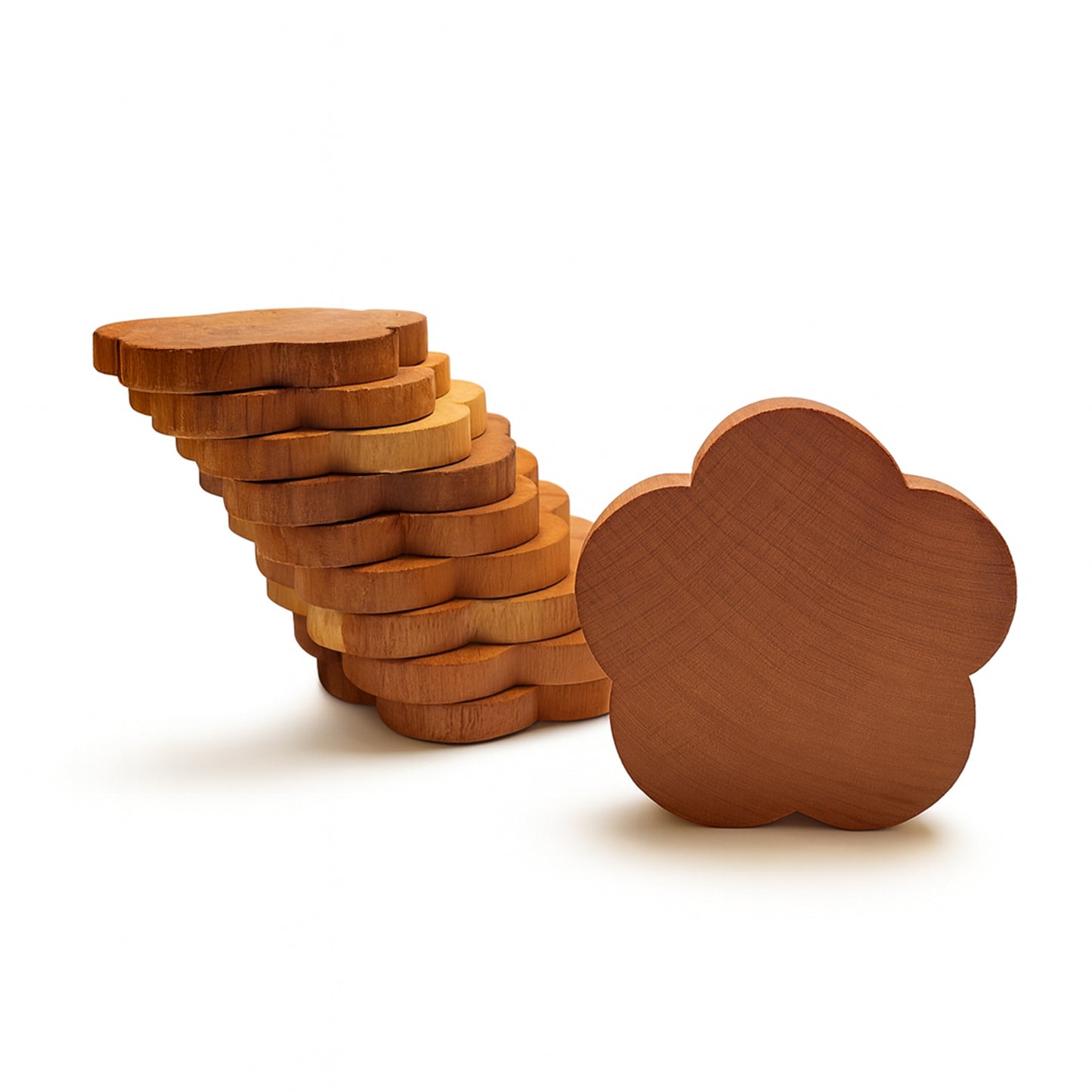 Rödcederkransar Tunna utan hål – 10 st