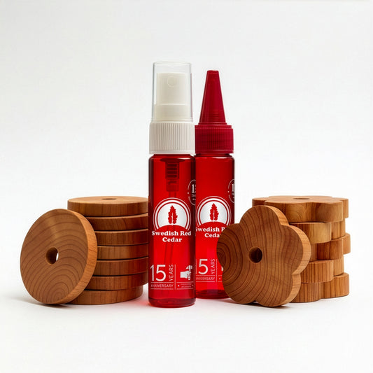 Stora Rödcederkit Hemma