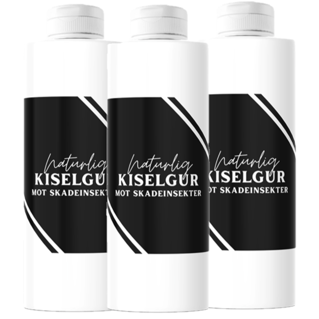 Kiselgur mot Myror, Larver och Krypande Skadeinsekter 180g (3 pack)